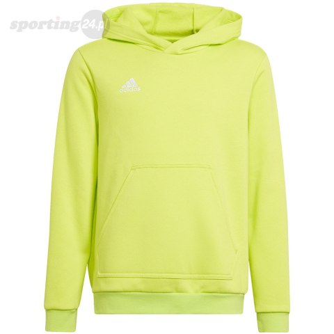 Bluza dla dzieci adidas Entrada 22 Hoody limonkowa HC5069 Adidas teamwear