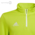 Bluza dla dzieci adidas Entrada 22 Training Top limonkowa HC5060 Adidas teamwear