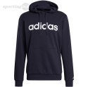 Bluza męska adidas Essentials French Terry Linear Logo Hoodie granatowa GK9066 Adidas