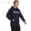 Bluza męska adidas Essentials French Terry Linear Logo Hoodie granatowa GK9066 Adidas