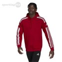 Bluza męska adidas Squadra 21 Sweat Hoody czerwona HC6282 Adidas teamwear