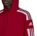 Bluza męska adidas Squadra 21 Sweat Hoody czerwona HC6282 Adidas teamwear