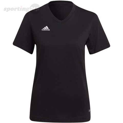 Koszulka damska adidas Entrada 22 Tee czarna HC0438 Adidas teamwear