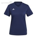 Koszulka damska adidas Entrada 22 granatowa HC0440 Adidas teamwear