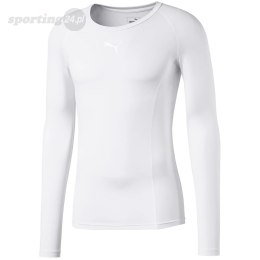 Koszulka męska Puma LIGA Baselayer Tee LS biała 655920 04 Puma