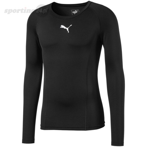 Koszulka męska Puma Liga Baselayer Tee LS czarna 655920 03 Puma