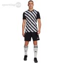 Koszulka męska adidas Entrada 22 Graphic Jersey czarno-biała HF0126 Adidas teamwear