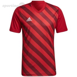 Koszulka męska adidas Entrada 22 Graphic Jersey czerwono-bordowa HB0572 Adidas teamwear