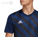 Koszulka męska adidas Entrada 22 Graphic Jersey granatowo-czarna HF0131 Adidas teamwear