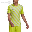 Koszulka męska adidas Entrada 22 Graphic Jersey żółto-szara HF0118 Adidas teamwear