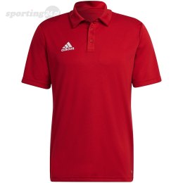 Koszulka męska adidas Entrada 22 Polo czerwona H57489 Adidas teamwear