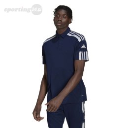 Koszulka męska adidas Squadra 21 Polo granatowa HC6277 Adidas teamwear