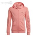 Bluza dla dzieci adidas brzoskwiniowa HE1968 Adidas