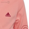 Bluza dla dzieci adidas brzoskwiniowa HE1968 Adidas