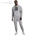 Bluza męska Under Armour UA Rival Flc Graphic Hoodie szara 1370349 011 Under Armour