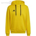 Bluza męska adidas Entrada 22 Hoody żółta HI2140 Adidas teamwear