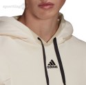 Bluza męska adidas Studio Lounge Fleece Hoodie beżowa HB0483 Adidas