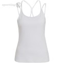 Koszulka damska adidas Studio Slim Strappy Back Tank Top biała HE3141 Adidas