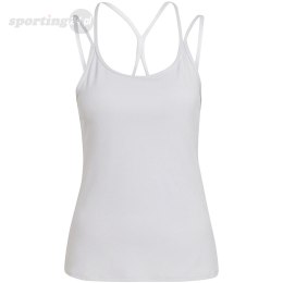 Koszulka damska adidas Studio Slim Strappy Back Tank Top biała HE3141 Adidas