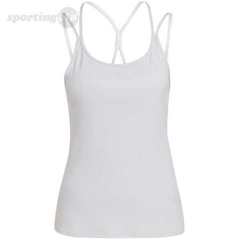 Koszulka damska adidas Studio Slim Strappy Back Tank Top biała HE3141 Adidas