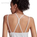 Koszulka damska adidas Studio Slim Strappy Back Tank Top biała HE3141 Adidas