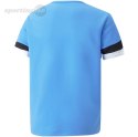 Koszulka dla dzieci Puma teamRISE Jersey Jr błękitna 704938 18 Puma