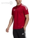 Koszulka męska adidas Condivo 22 Polo czerwona H44107 Adidas teamwear