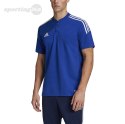 Koszulka męska adidas Condivo 22 Polo niebieska HG6307 Adidas teamwear