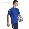 Koszulka męska adidas Condivo 22 Polo niebieska HG6307 Adidas teamwear