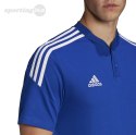 Koszulka męska adidas Condivo 22 Polo niebieska HG6307 Adidas teamwear