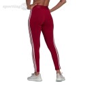 Legginsy damskie adidas Loungewear Essentials 3-Stripes czerwone HD1826 Adidas