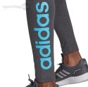 Legginsy damskie adidas Loungewear Essentials szaro-błękitne HD1688 Adidas