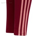 Legginsy dla dzieci adidas Essentials 3-Stripes Leggings czerwone HE1997 Adidas