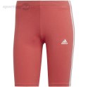 Spodenki damskie adidas Tight 3-Stripes Bike Shorts koralowe HF1862 Adidas