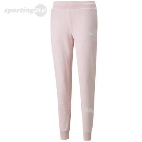 Spodnie damskie Puma Power Graphic Pants różowe 847115 16 Puma