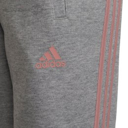 Spodnie dla dzieci adidas 3-Stripes Tapered Leg szare HD4362 Adidas