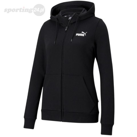 Bluza damska Puma ESS Small Logo Full-Zip Hoodie TR czarna 586813 01 Puma