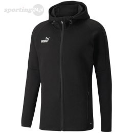 Bluza męska Puma teamFINAL Casuals Hooded Jkt czarna 657383 03 Puma