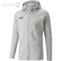 Bluza męska Puma teamFINAL Casuals Hooded Jkt szara 657383 33 Puma