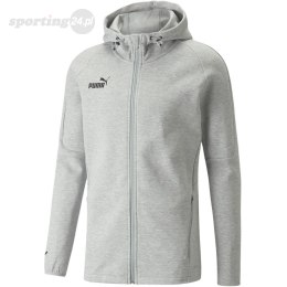 Bluza męska Puma teamFINAL Casuals Hooded Jkt szara 657383 33 Puma