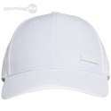 Czapka z daszkiem dla dzieci adidas Lightweight Metal Badge Baseball Cap OSFC biała GM6264 Adidas