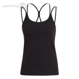 Koszulka damska adidas Studio Slim Strappy Back Tank Top czarna HE3140 Adidas