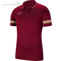 Koszulka dla dzieci Nike Dri-FIT Academy 21 Polo SS bordowa CW6106 677 Nike Team