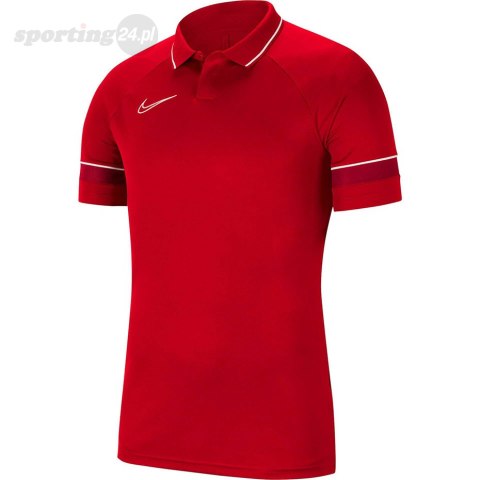 Koszulka dla dzieci Nike Dri-FIT Academy 21 Polo SS czerwona CW6106 657 Nike Team