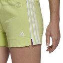 Spodenki damskie adidas Essentials Slim 3-Stripes Shorts zielone HE9361 Adidas