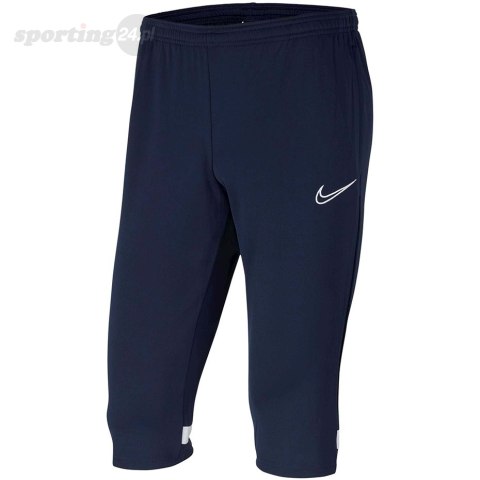 Spodnie dla dzieci Nike Dri-FIT Academy 21 3/4 Pants KP granatowe CW6127 451 Nike Team