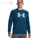 Bluza męska Under Armour UA Rival Terry Logo Crew niebieska 1370391 458 Under Armour