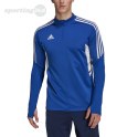 Bluza męska adidas Condivo 22 Training 1/2 zip niebiesko-biała HA6271 Adidas teamwear