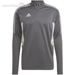 Bluza męska adidas Condivo 22 Training 1/2 zip szaro-biała HD2312 Adidas teamwear