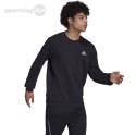 Bluza męska adidas Essentials Fleece Sweatshirt czarna GV5295 Adidas